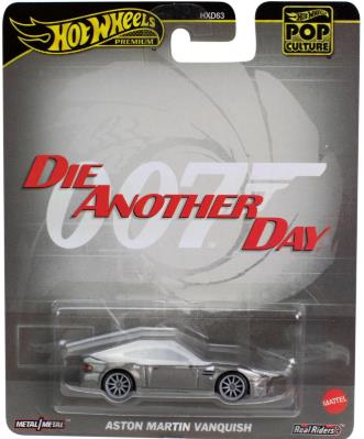 Hot Wheels Premium Pop Culture Die Another Day Aston Martin Vanquish JBL55