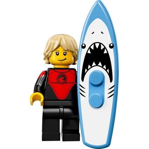 Lego Minifigür - Seri 17 - 71018 - 1 Professional Surfer