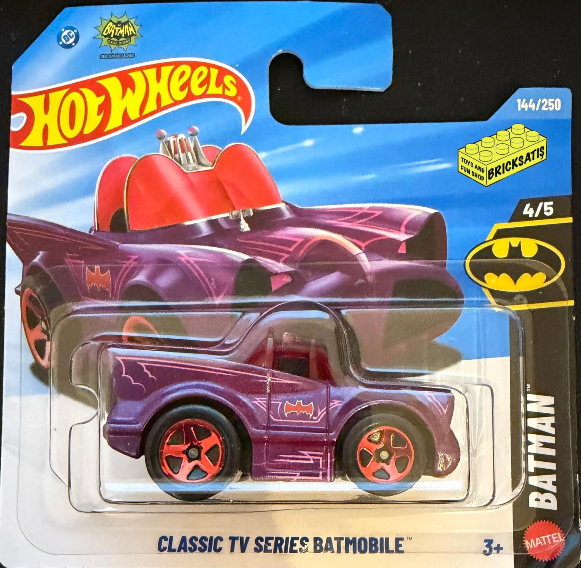 Hot Wheels Tekli Arabalar Classic TV Series Batmobile JJJ96 (Batman)