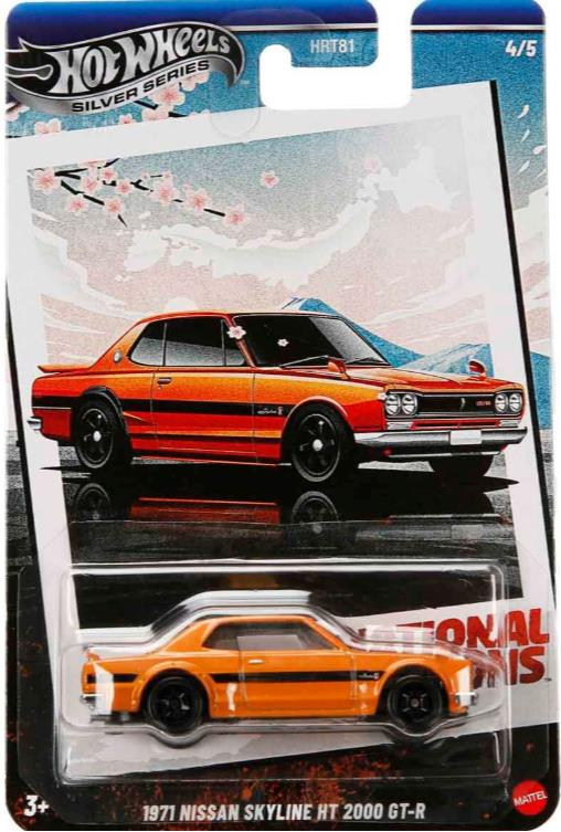 Hot Wheels Silver Series 1971 Nissan Skyline HT 2000 GT-R JBY89
