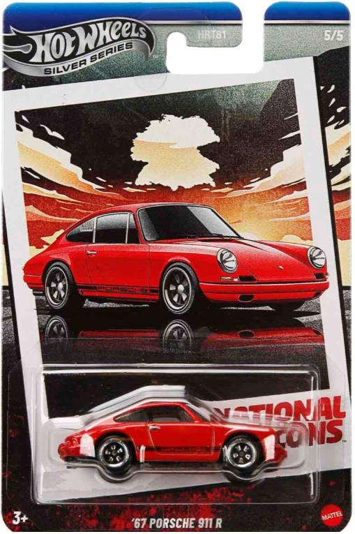 Hot Wheels Silver Series '67 Porsche 911 R JBY86