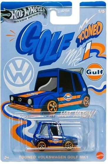 Hot Wheels Silver Series Tooned Volkswagen Golf MK1 JCB62