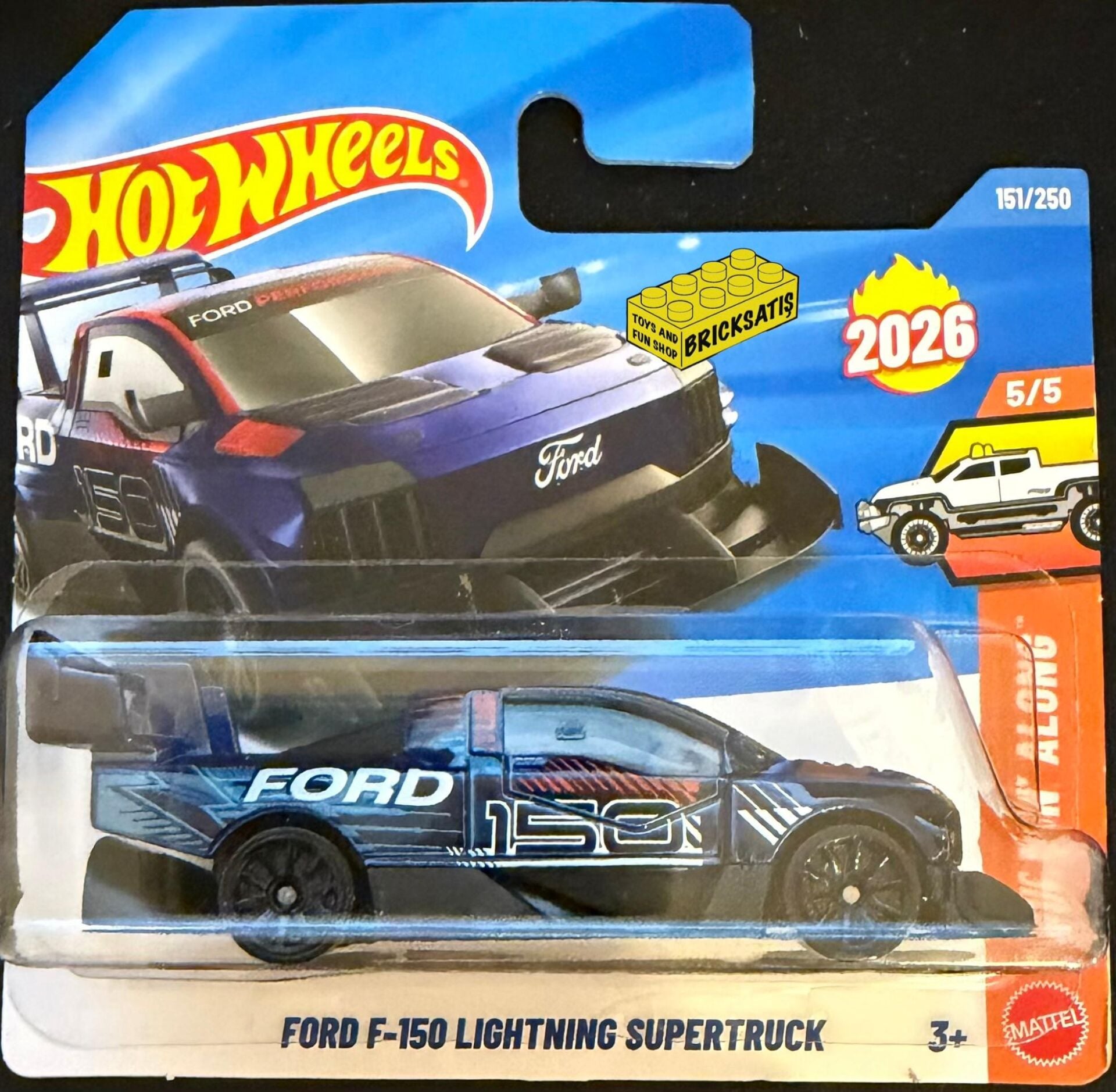 Hot Wheels Tekli Arabalar Ford F-150 Lightning Supertruck JJH52 (Truckin' Along)