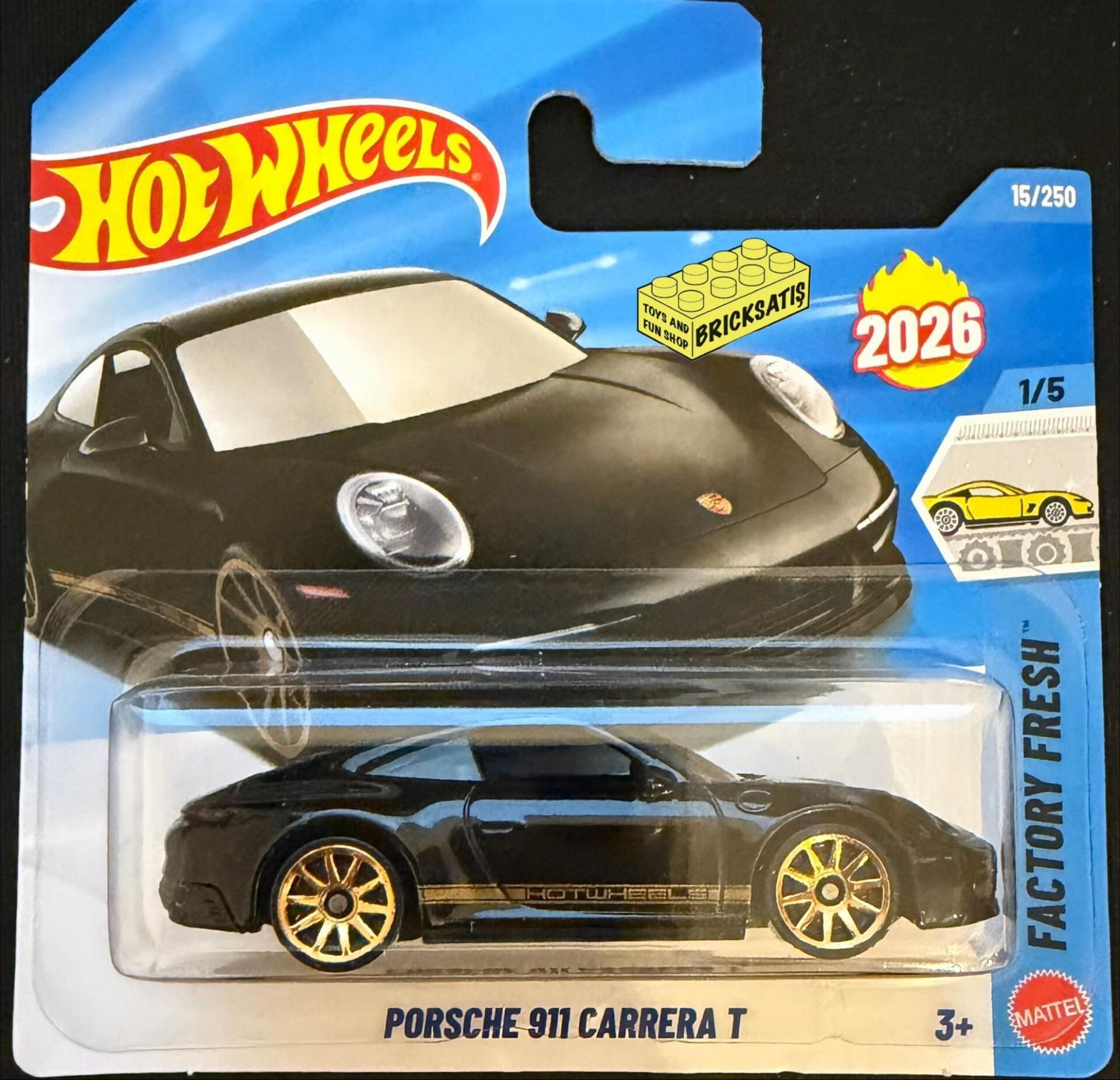 Hot Wheels Tekli Arabalar Porsche 911 Carrera T JJK80 (Factory Fresh)