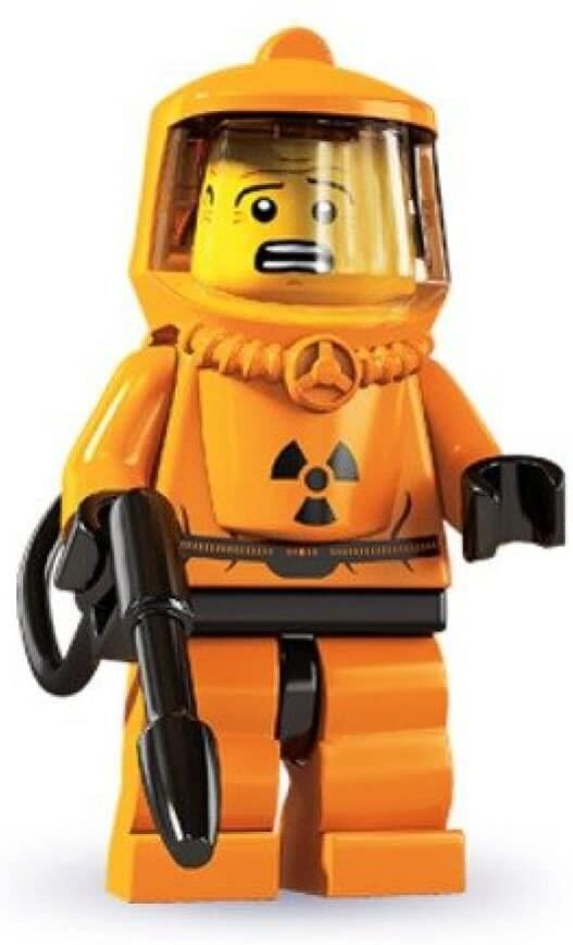 Lego Minifigür - Seri 4 - 8804 - 13 Hazmat Guy