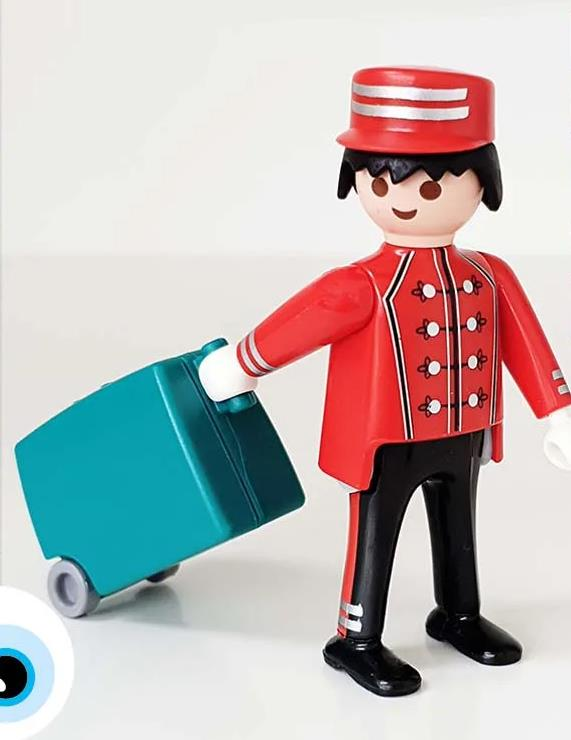 Playmobil Figures 70159 Series 16 - Hotel Belboy