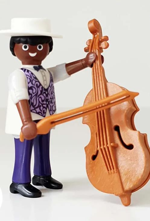 Playmobil Figures 70159 Series 16 - Musician With Contrabass
