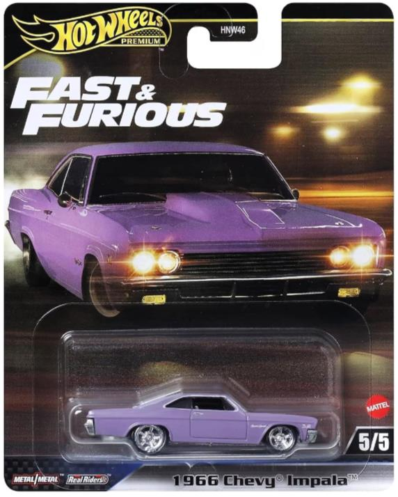 Hot Wheels Premium Fast & Furious 1966 Chevy Impala JBL95