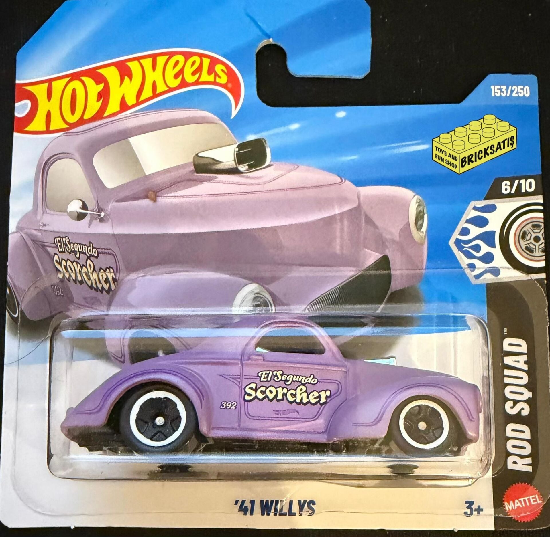 Hot Wheels Tekli Arabalar '41 Willys JJK01 (Rod Squad)
