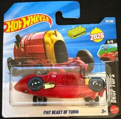 Hot Wheels Tekli Arabalar Fiat Beast Of Turin JJH48 (Drop Tops)