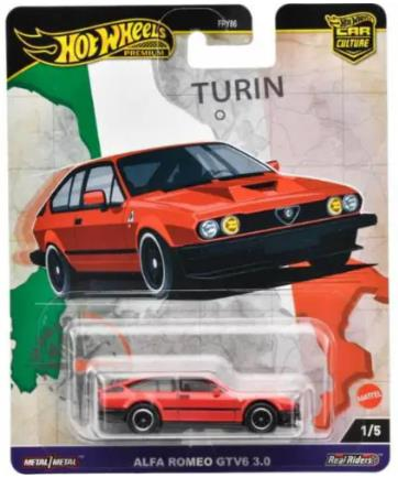 Hot Wheels Premium Car Culture Alfa Romeo GTV6 3.0 HRV80