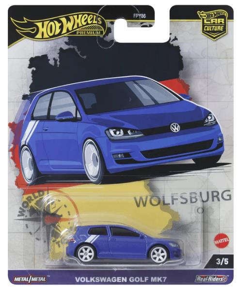 Hot Wheels Premium Car Culture Volkswagen Golf MK7 HRV79