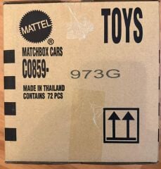 Matchbox Kısa Karton 72'li Kutu C0859-973G