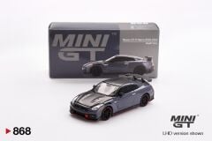 Mini GT Nissan GT-R Nismo 2024 NISMO Stealth Gray 868