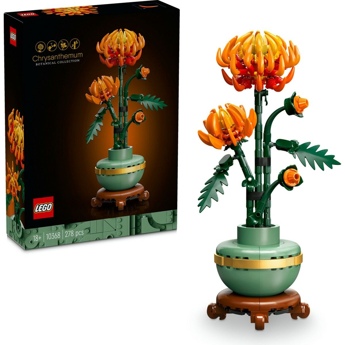 Lego icons Chrysanthemum 10368