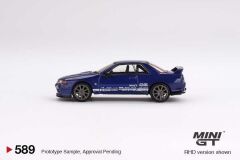 Mini GT Nissan Skyline GT-R Top Secret VR32 Metallic Blue - 589