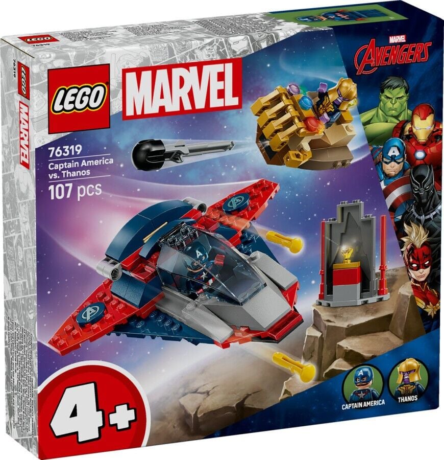 Lego Marvel Kaptan Amerika Thanos'a Karşı 76319