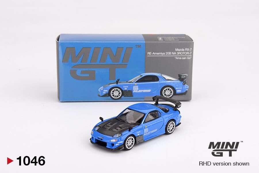 Mini GT Mazda RX-7 RE-Amemiya 20B NA 3ROTOR-7 “Ama-san Go” 1046