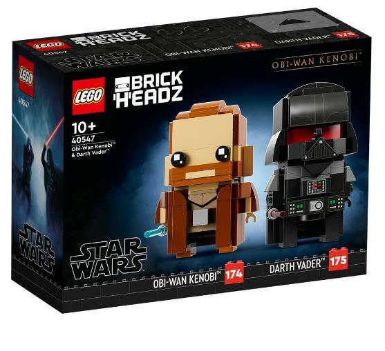 Lego BrickHeadz 40547 Star Wars Obi-Wan Kenobi™ ve Darth Vader™