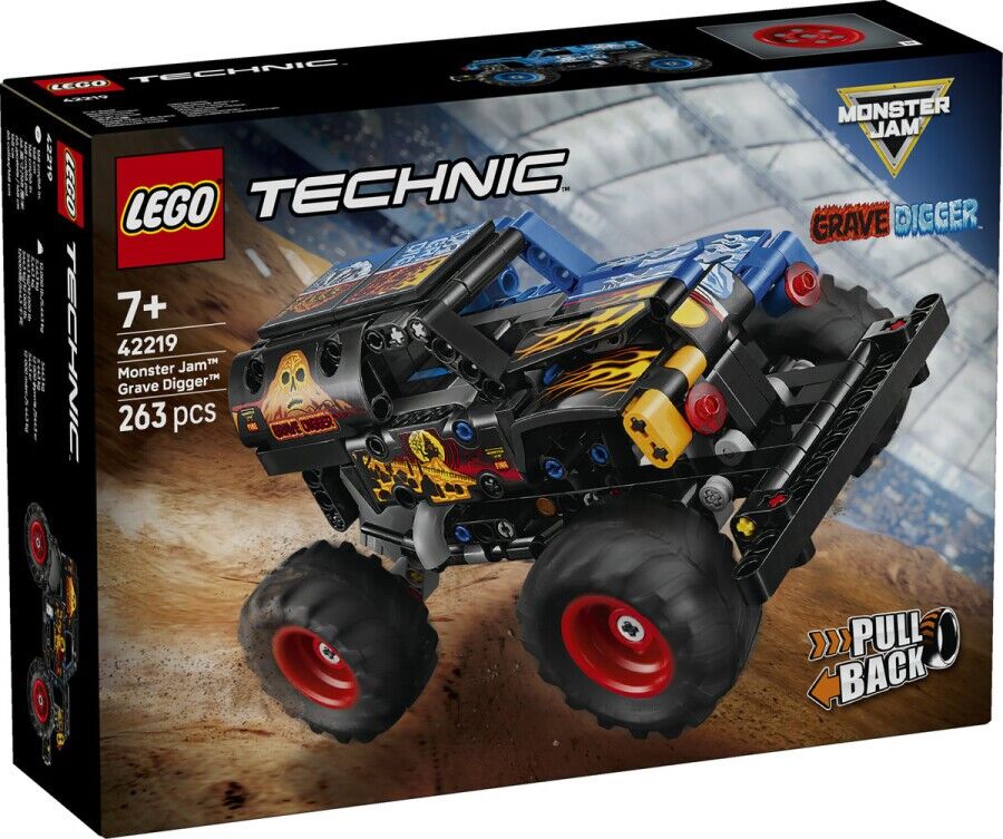 Lego Technic Technic Monster Jam Grave Digger Ateş ve Buz 42219