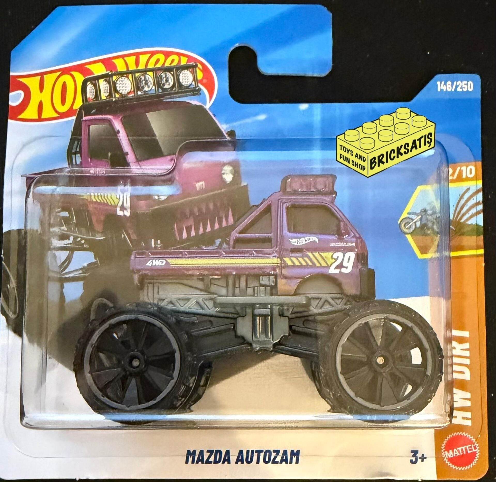 Hot Wheels Tekli Arabalar Mazda Autozam JJJ98 (Dirt)