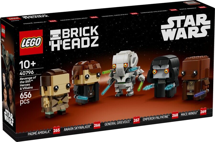 Lego Brickheadz Star Wars Sith’in İntikamı Kahramanlar ve Kötüler 40796