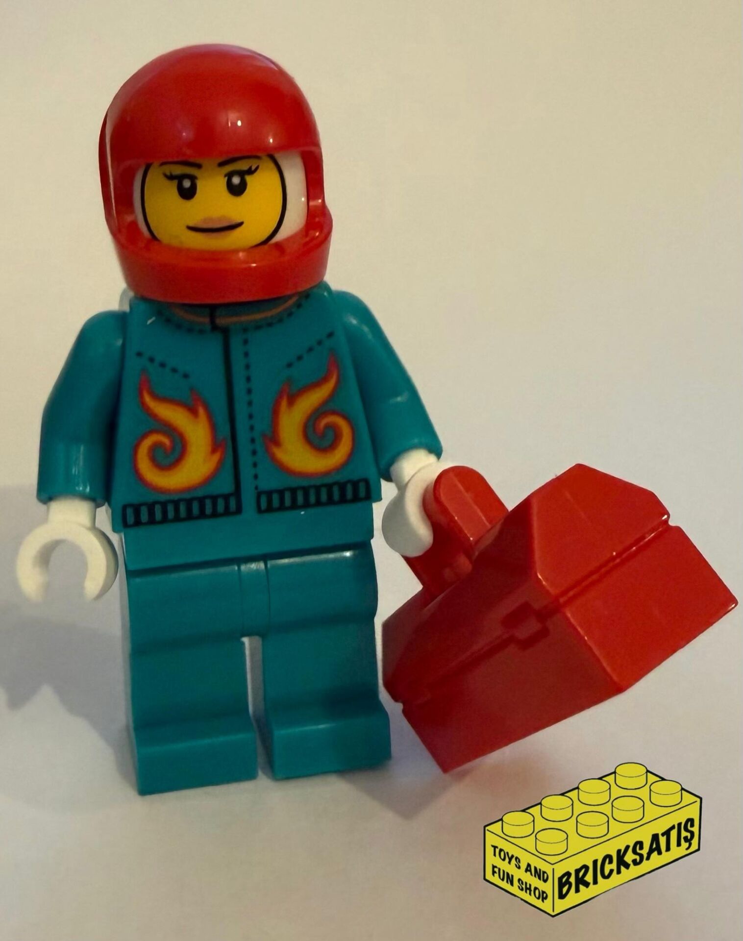 Orjinal Lego Minifigür Stunt Driver