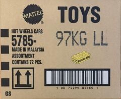 Hot Wheels Kısa Karton 72'li Kutu 5785-97KGLL
