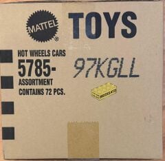 Hot Wheels Kısa Karton 72'li Kutu 5785-97KGLL