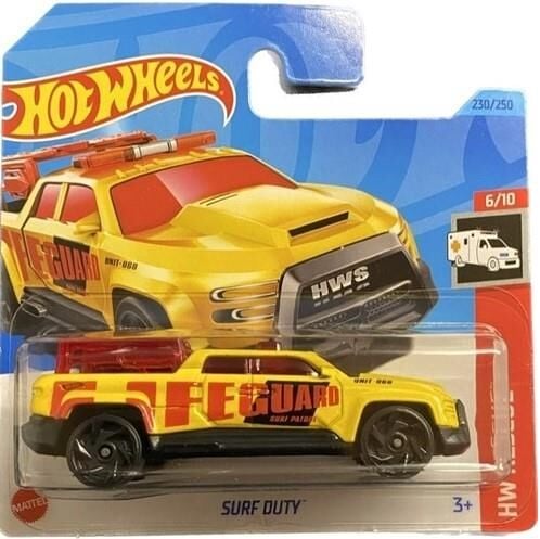 Hot Wheels Tekli Arabalar Surf Duty HKG67 (Rescue)
