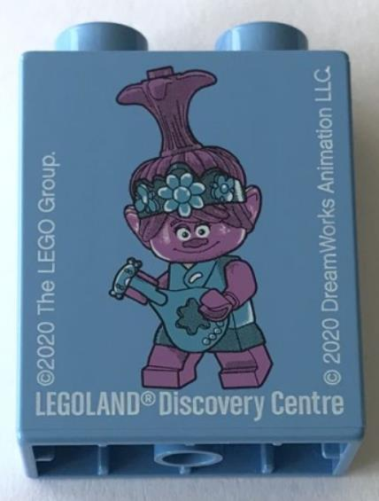 Legoland Discovery Centre 2020 Poppy Trolls Duplo Brick 1x2x2