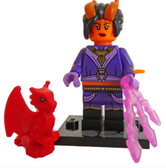 Lego Minifigür 71047 Dungeons & Dragons - 3 Tiefling Sorcerer