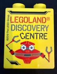 Legoland Discovery Centre 2019 Crab Pattern Duplo Brick 1x2x2