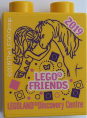 Legoland Discovery Centre 2019 Friends Pattern Duplo Brick 1x2x2