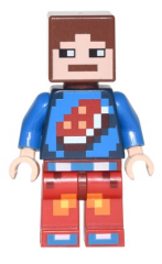 Lego Minifigür Minecraft Skin min040