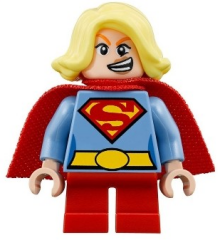 Lego Minifigür Supergirl with Superman S Logo Short Legs sh0483