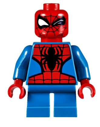 Lego Minifigür Spider-Man Short Legs Winking sh0360