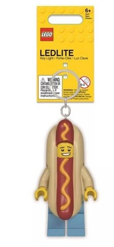 Lego Led Anahtarlık Hotdog Guy