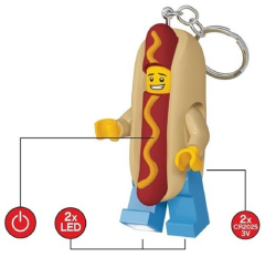 Lego Led Anahtarlık Hotdog Guy