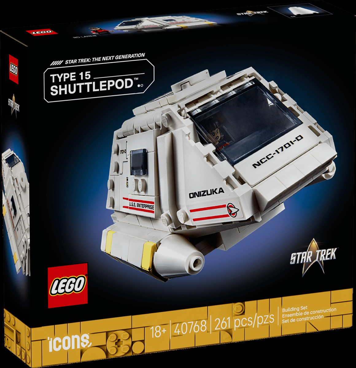 Lego icons Star Trek: Type-15 Shuttlepod 40768