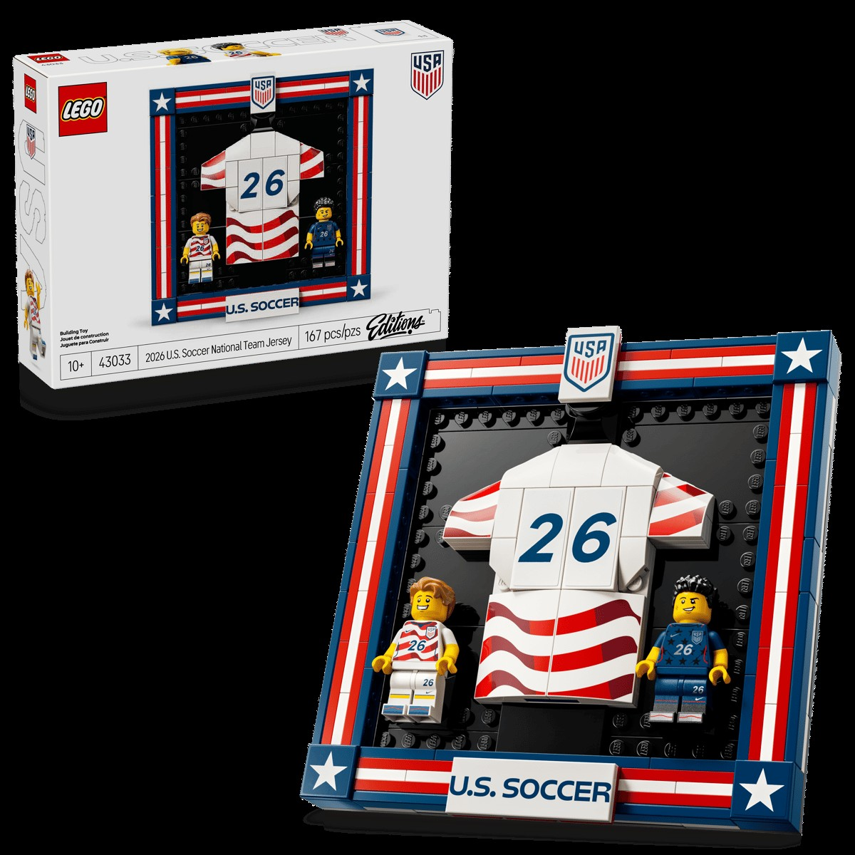 Lego Editions 2026 U.S. Soccer National Team Jersey 43033