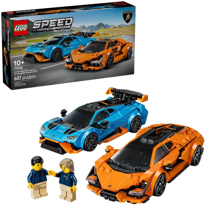 Lego Speed Champions Lamborghini Revuelto & Huracán STO 77238