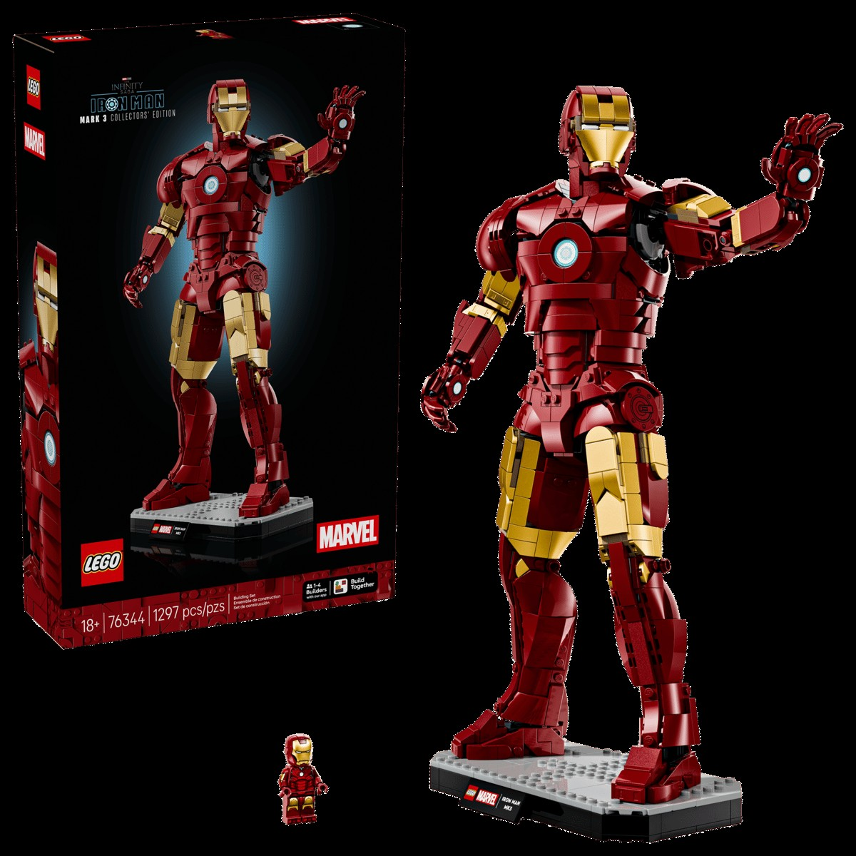 Lego Marvel Iron Man Mark 3 Collectors' Edition 76344