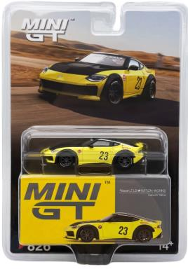 Mini GT Nissan Z LB NATION WORKS Ikazuchi Yellow 826 BL