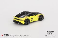 Mini GT Nissan Z LB NATION WORKS Ikazuchi Yellow 826 BL