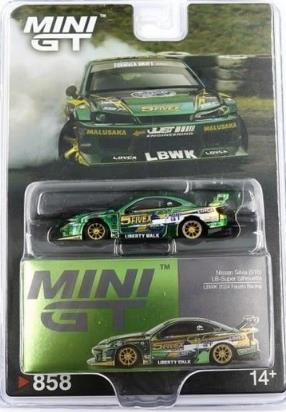 Mini GT Nissan LB-Super Silhouette S15 SILVIA LBWK 2024 Fausto Racing 858 BL