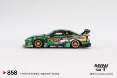 Mini GT Nissan LB-Super Silhouette S15 SILVIA LBWK 2024 Fausto Racing 858 BL