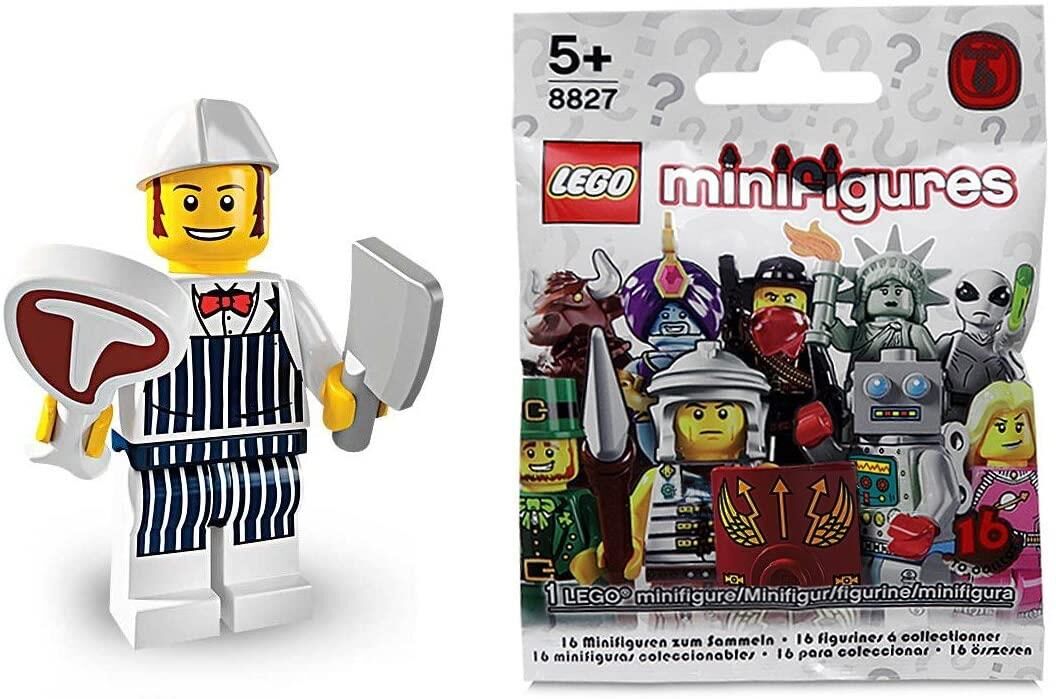 Lego Minifigür - Seri 6 - 8827 - 14 Butcher