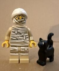 Orjinal Lego Minifigür Mummy with cat