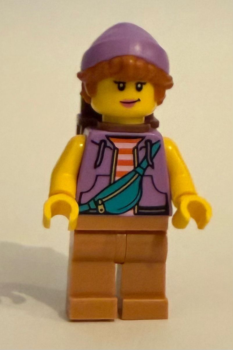 Orjinal Lego Minifigür Backpacker